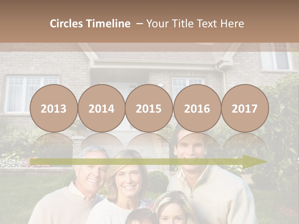 Life Housing Happy PowerPoint Template