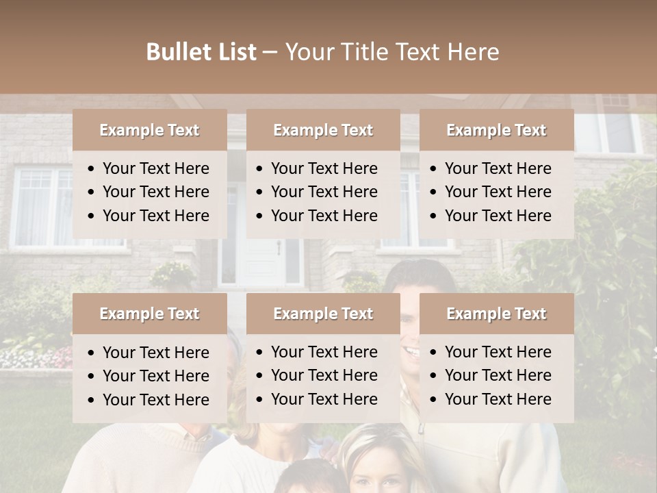 Life Housing Happy PowerPoint Template