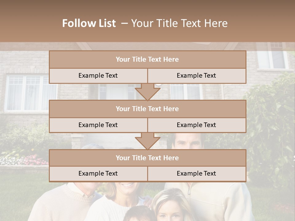 Life Housing Happy PowerPoint Template