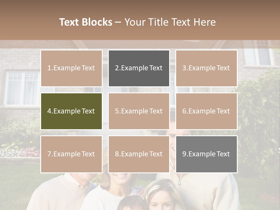 Life Housing Happy PowerPoint Template