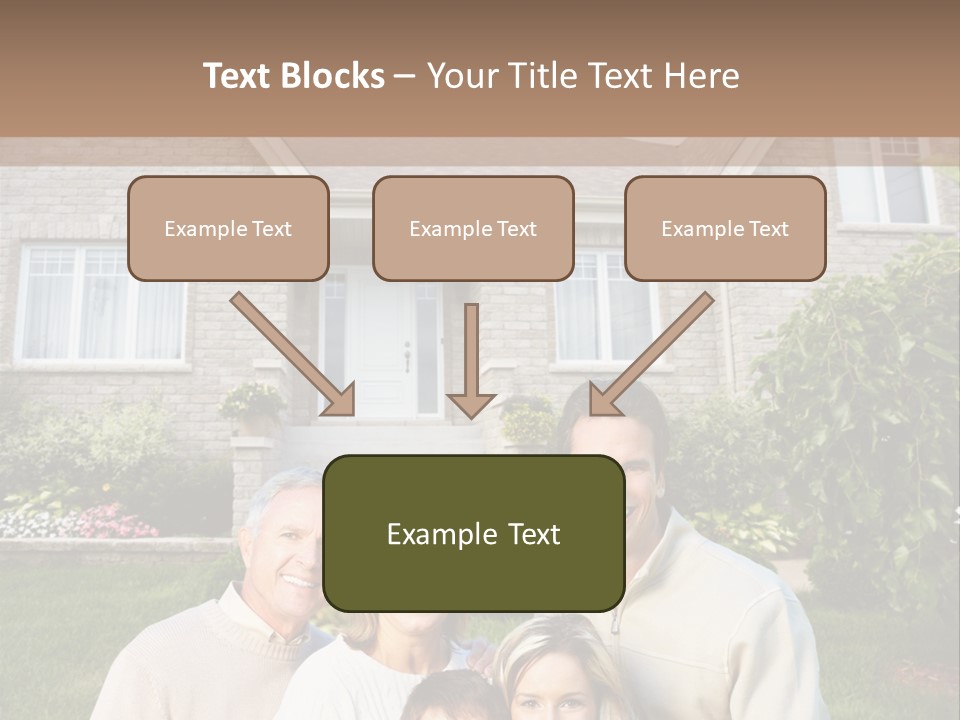 Life Housing Happy PowerPoint Template