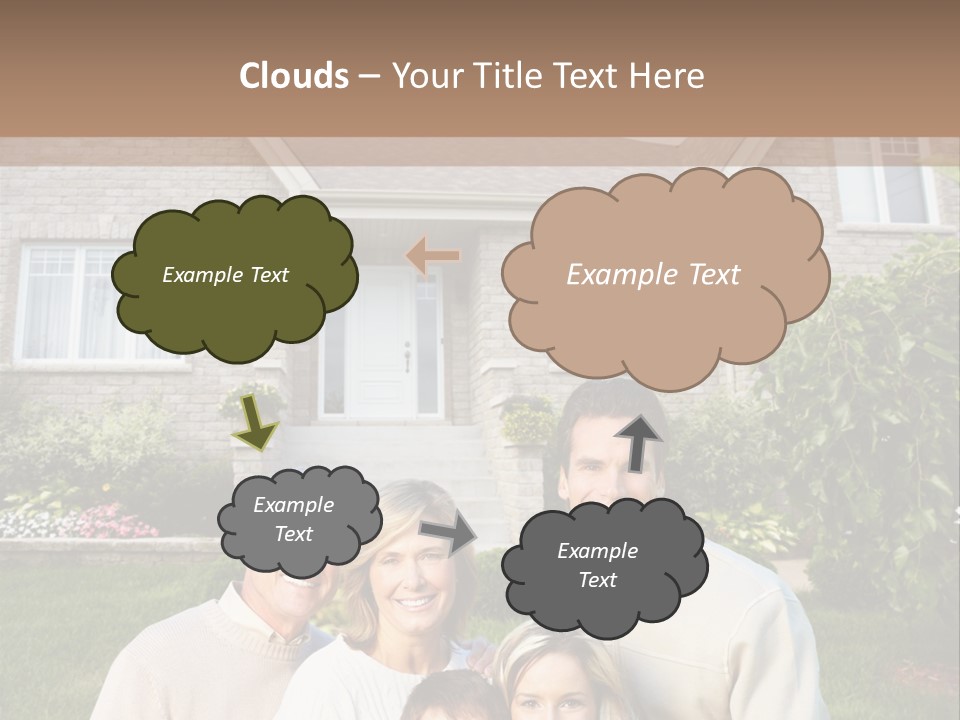 Life Housing Happy PowerPoint Template