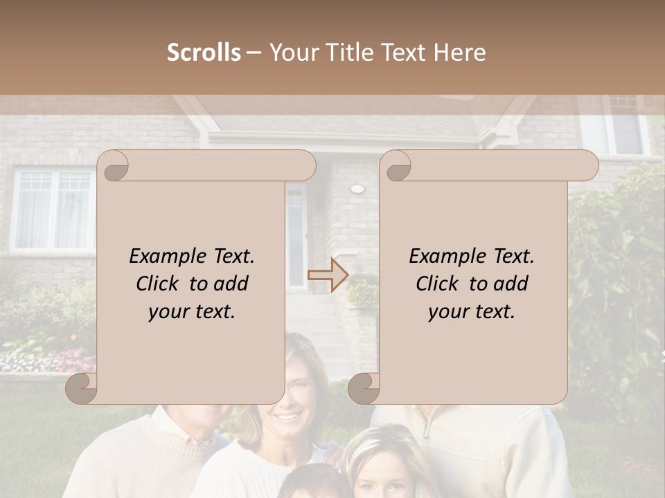Life Housing Happy PowerPoint Template