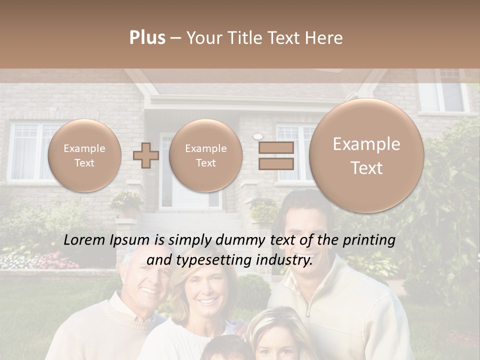 Life Housing Happy PowerPoint Template