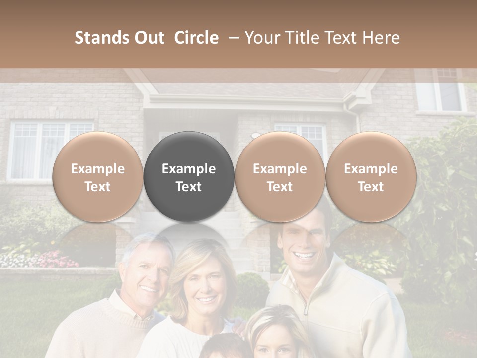 Life Housing Happy PowerPoint Template