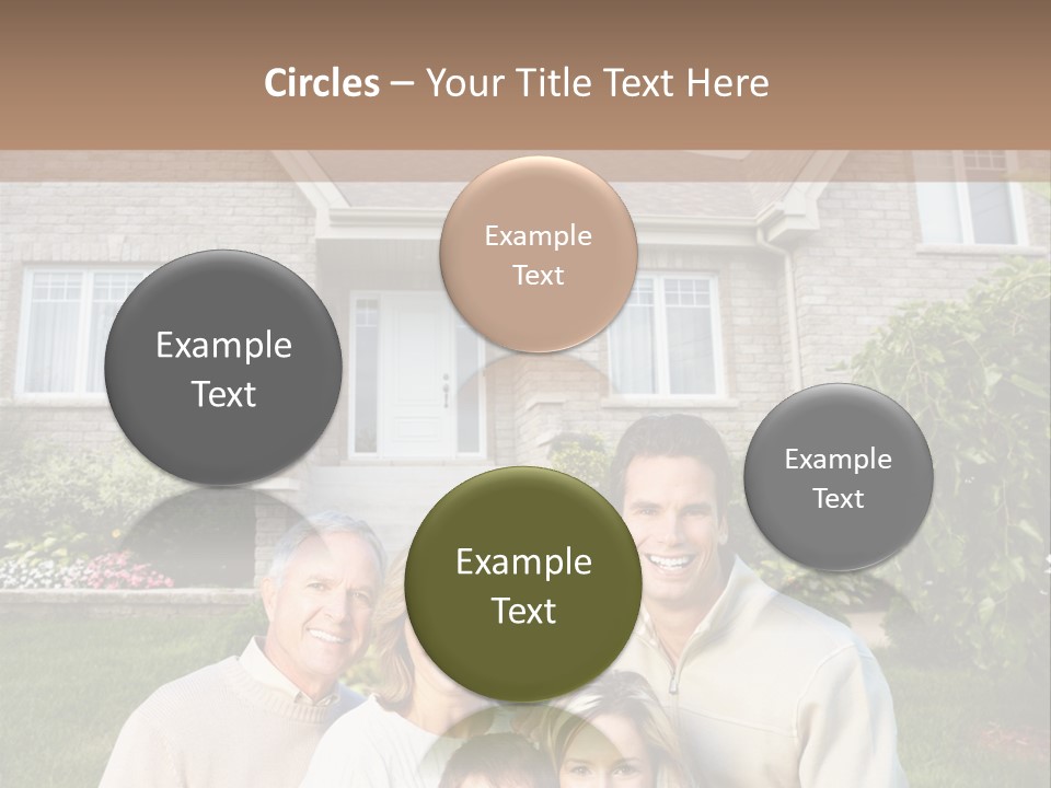 Life Housing Happy PowerPoint Template