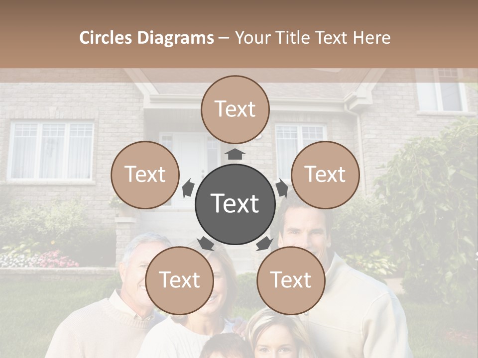 Life Housing Happy PowerPoint Template