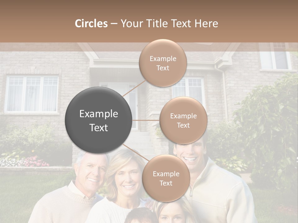 Life Housing Happy PowerPoint Template