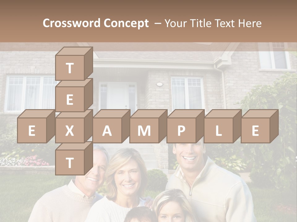 Life Housing Happy PowerPoint Template