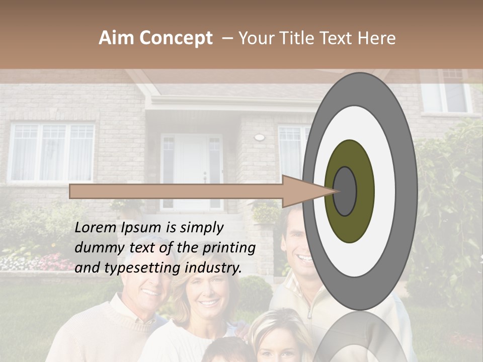 Life Housing Happy PowerPoint Template