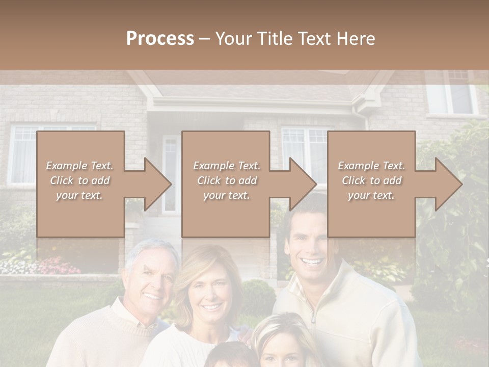 Life Housing Happy PowerPoint Template