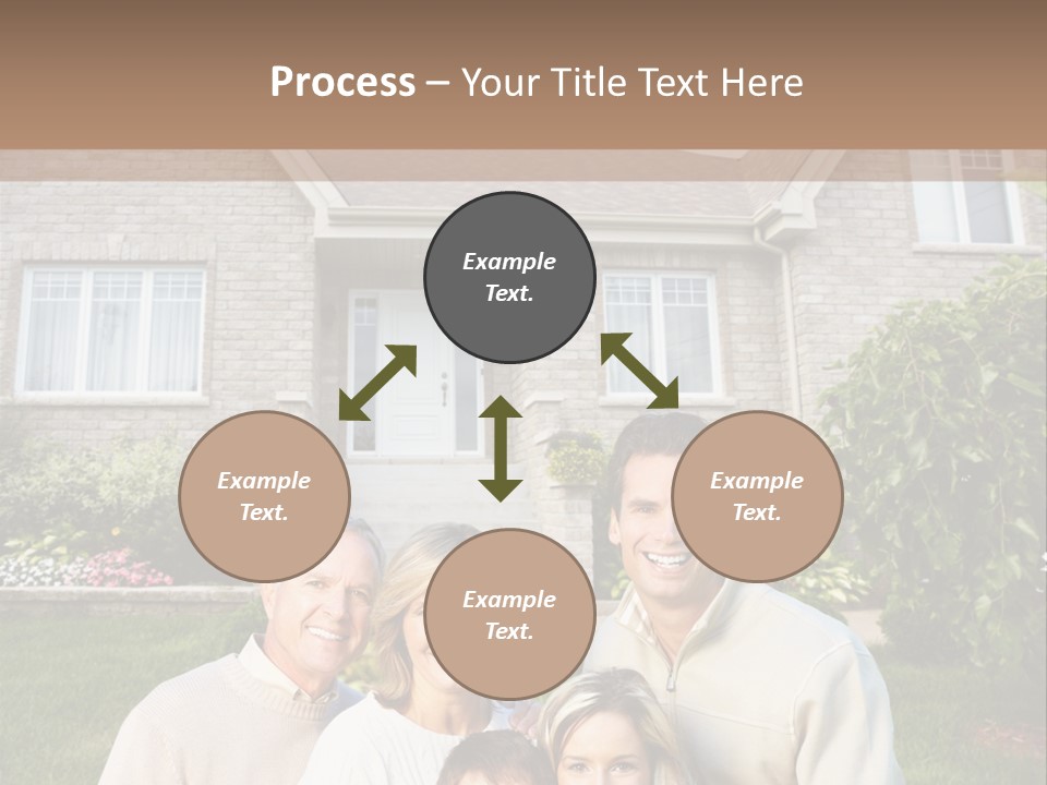 Life Housing Happy PowerPoint Template