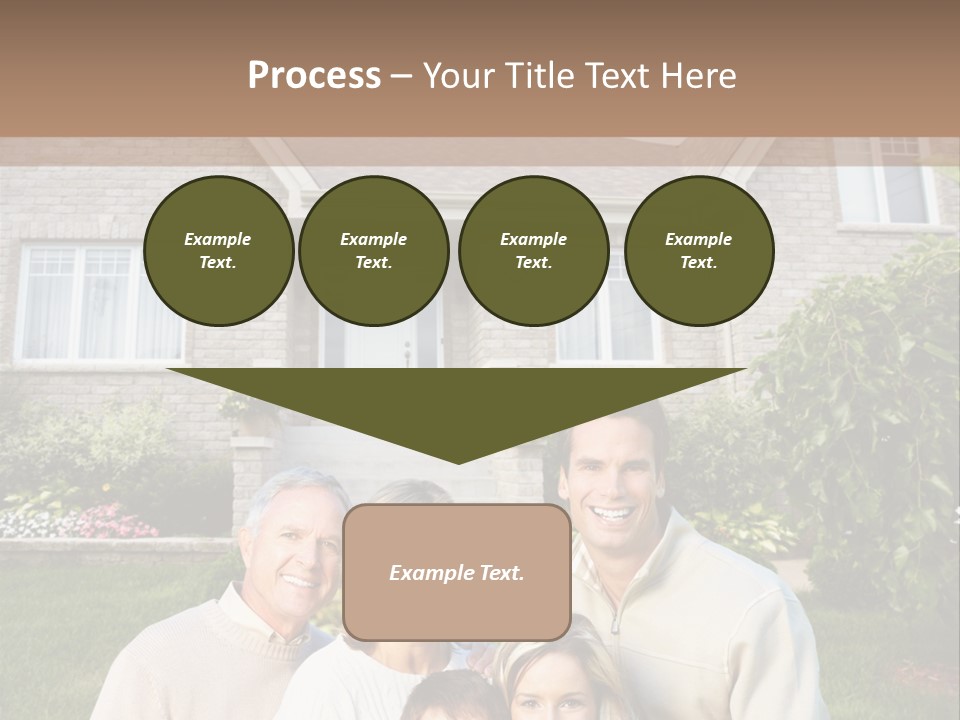 Life Housing Happy PowerPoint Template