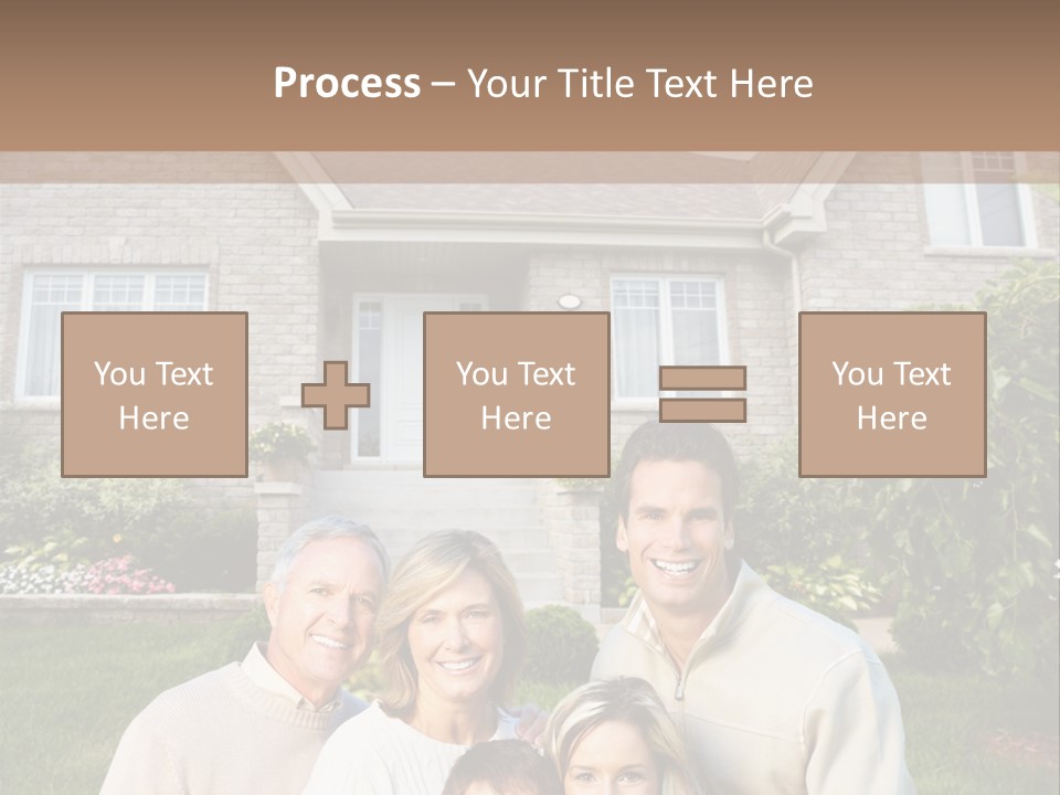 Life Housing Happy PowerPoint Template