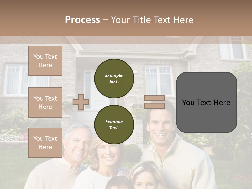 Life Housing Happy PowerPoint Template