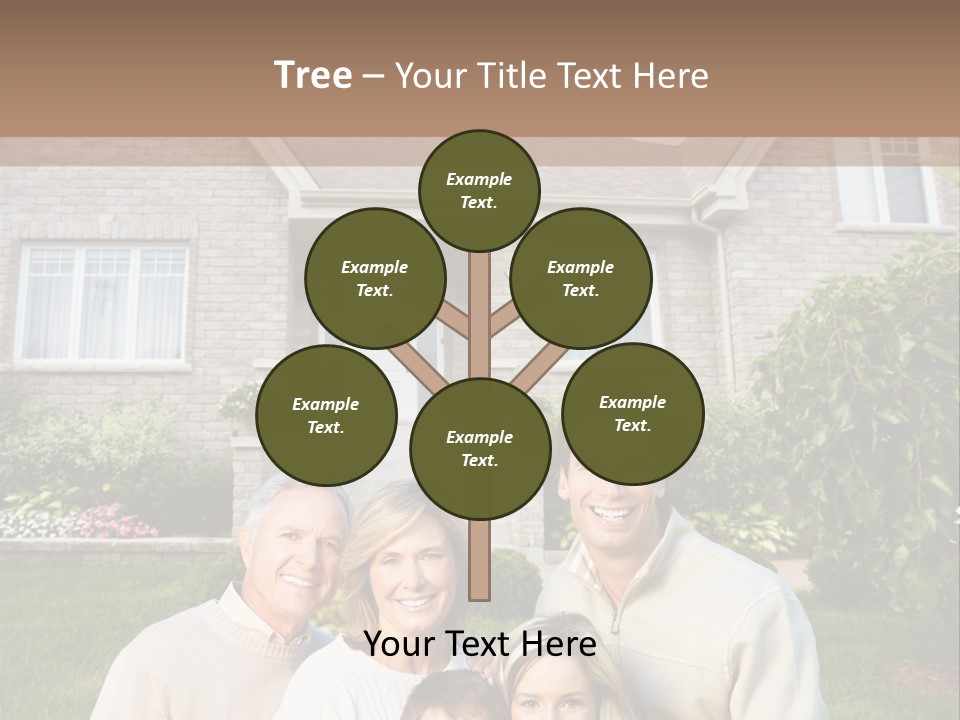 Life Housing Happy PowerPoint Template