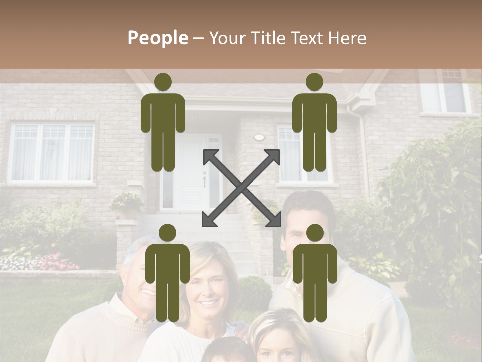 Life Housing Happy PowerPoint Template