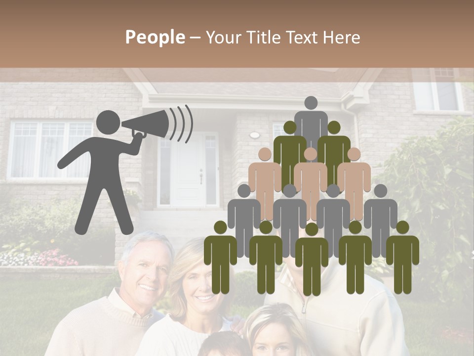 Life Housing Happy PowerPoint Template