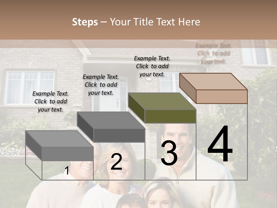 Life Housing Happy PowerPoint Template