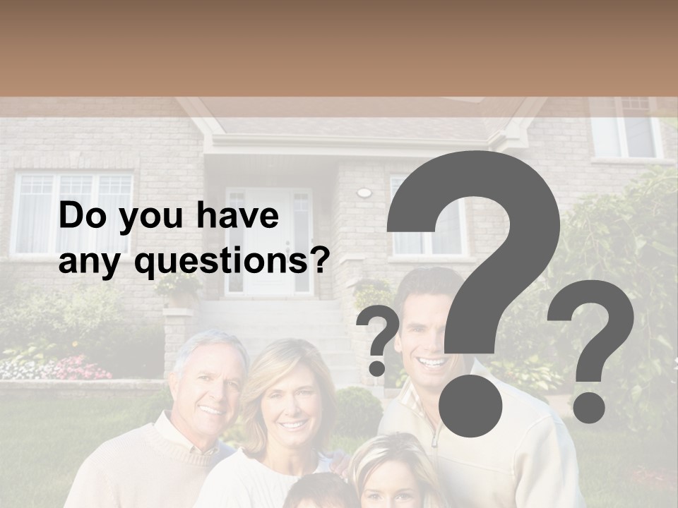 Life Housing Happy PowerPoint Template