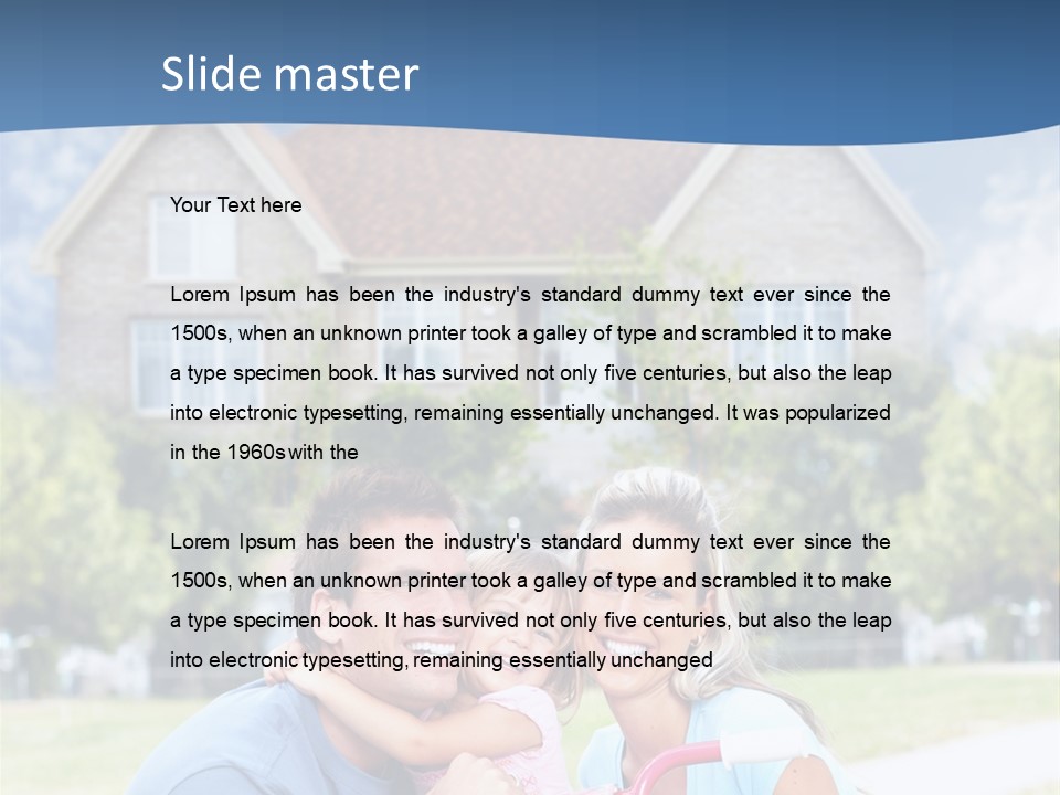 Home Kid Person PowerPoint Template