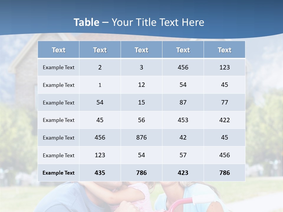 Home Kid Person PowerPoint Template