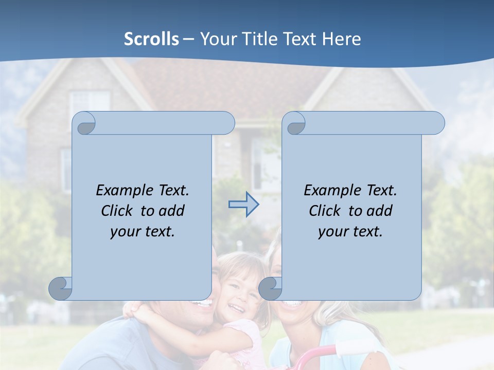 Home Kid Person PowerPoint Template