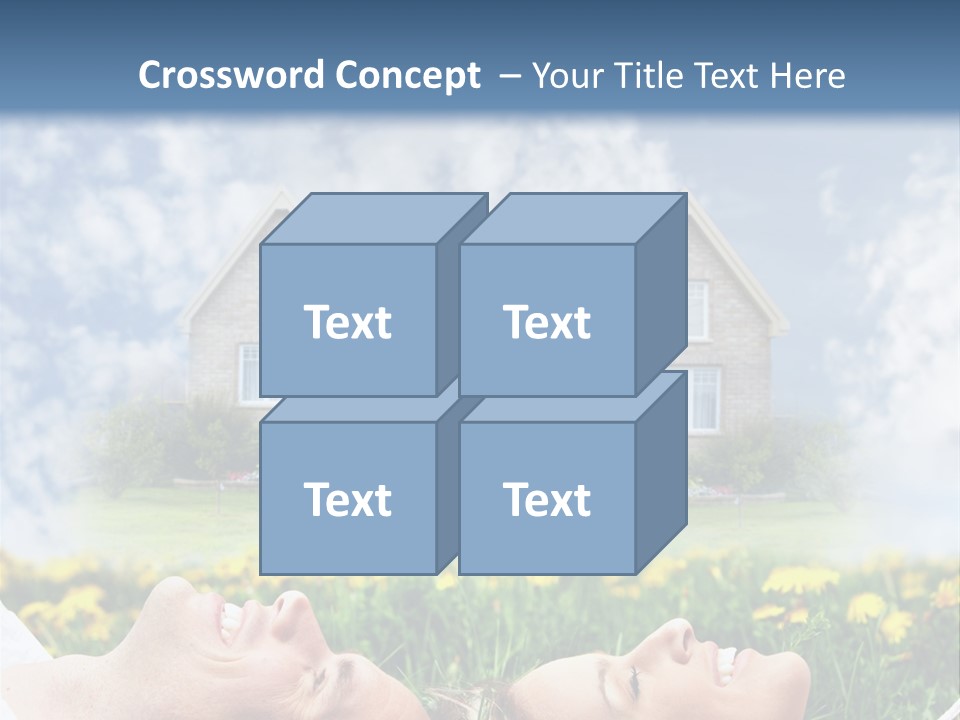 Woman Construct Relationship PowerPoint Template