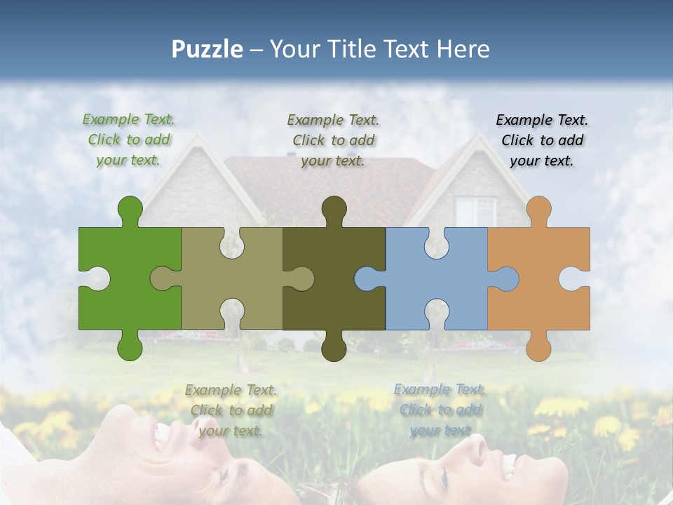 Woman Construct Relationship PowerPoint Template