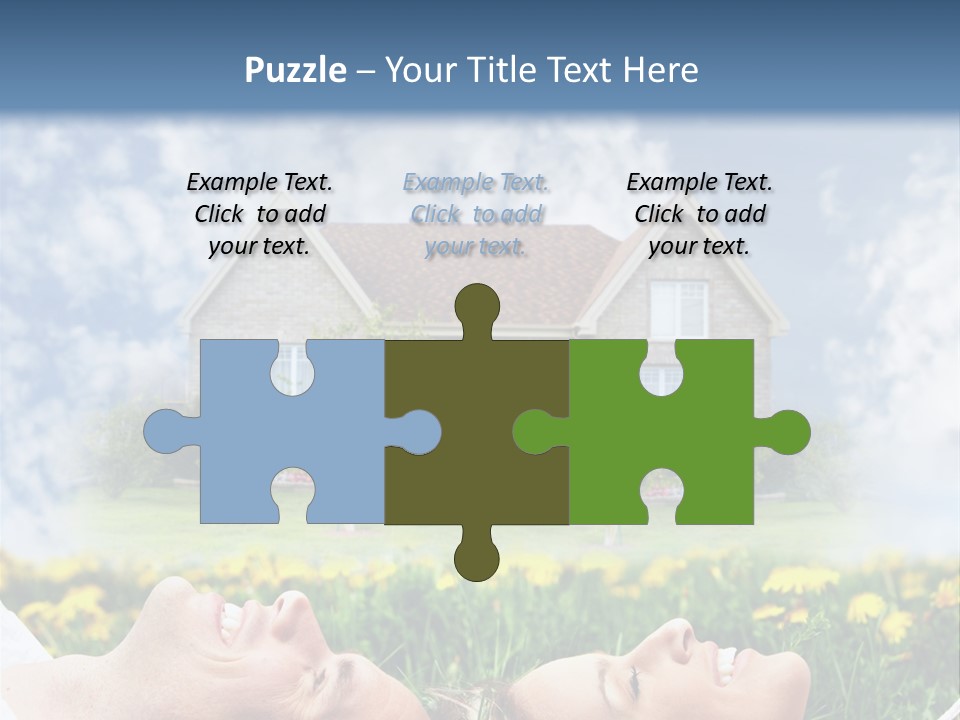 Woman Construct Relationship PowerPoint Template