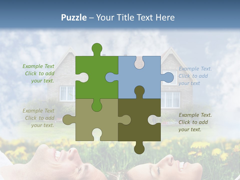 Woman Construct Relationship PowerPoint Template