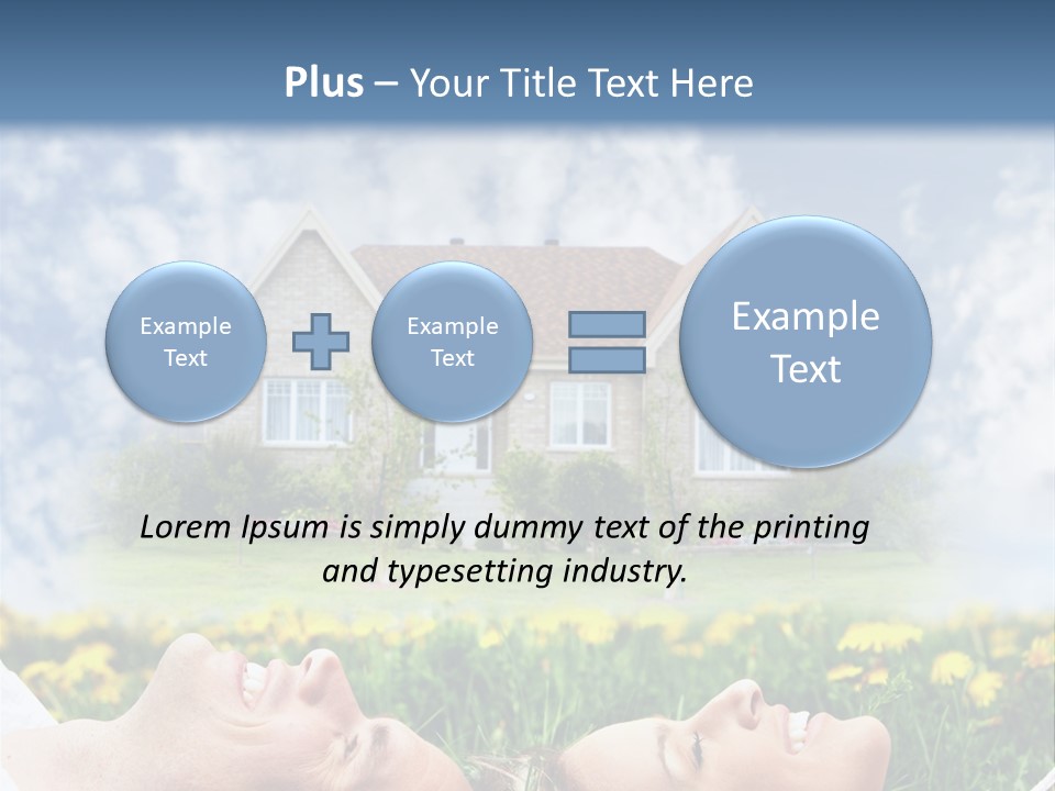 Woman Construct Relationship PowerPoint Template