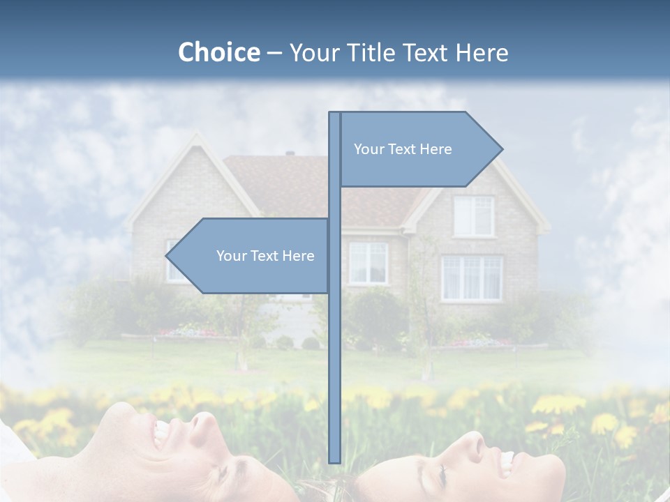 Woman Construct Relationship PowerPoint Template