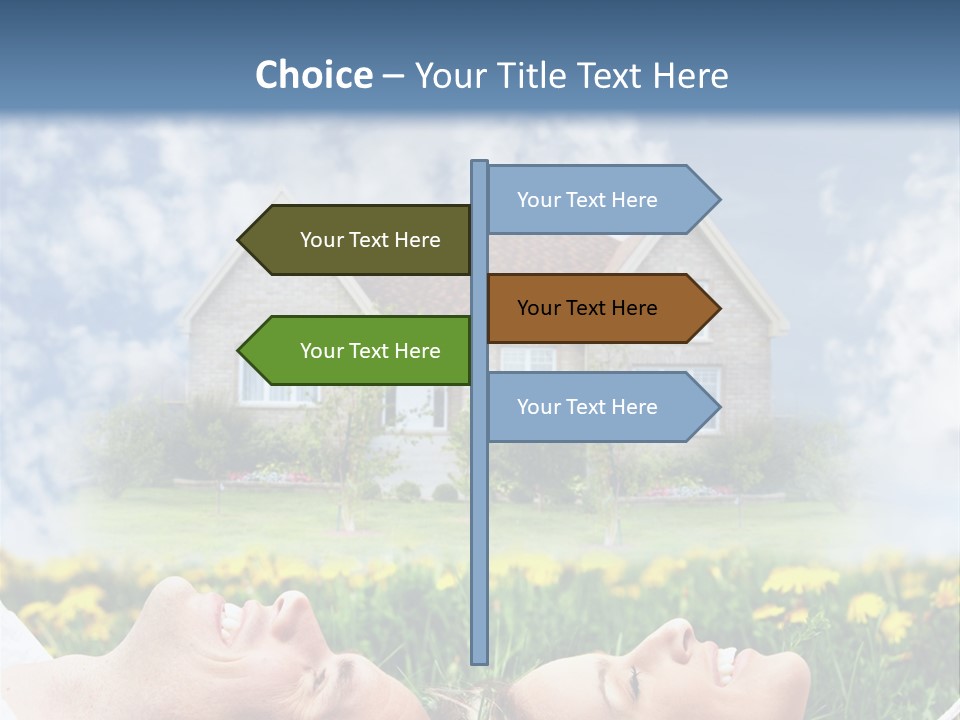 Woman Construct Relationship PowerPoint Template