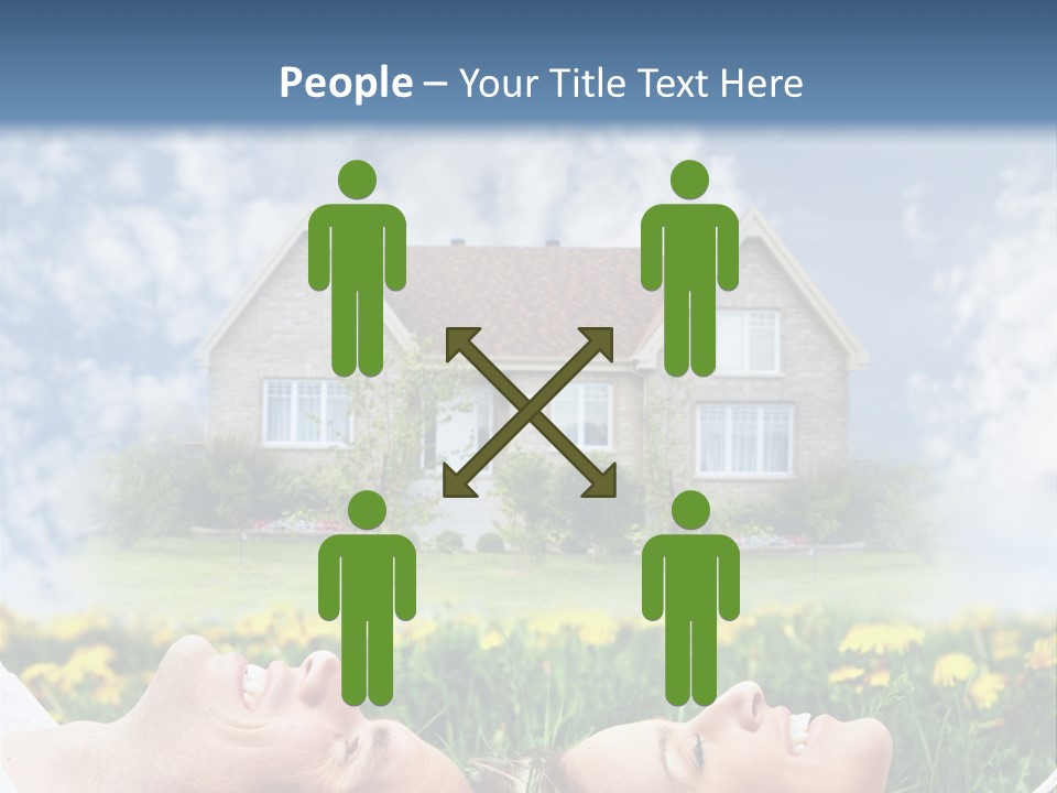 Woman Construct Relationship PowerPoint Template