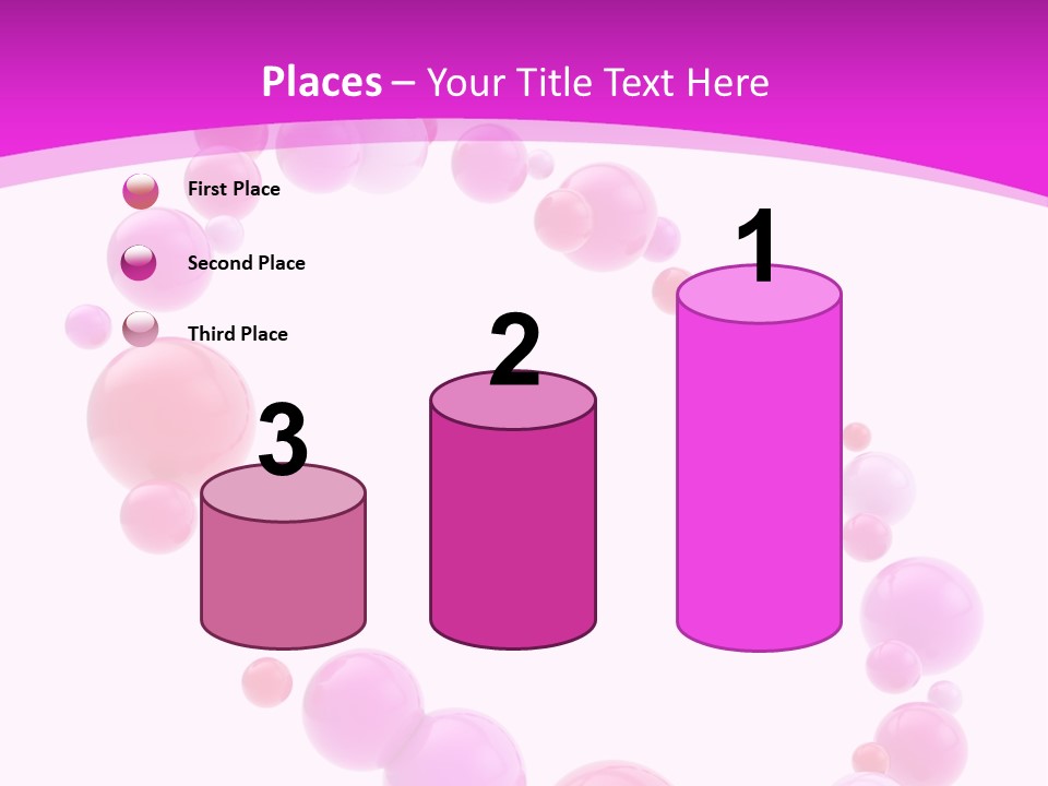 Glossy Violet White PowerPoint Template