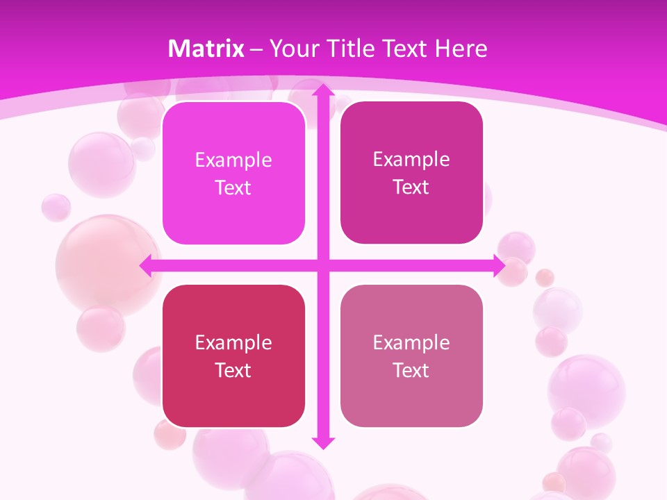 Glossy Violet White PowerPoint Template