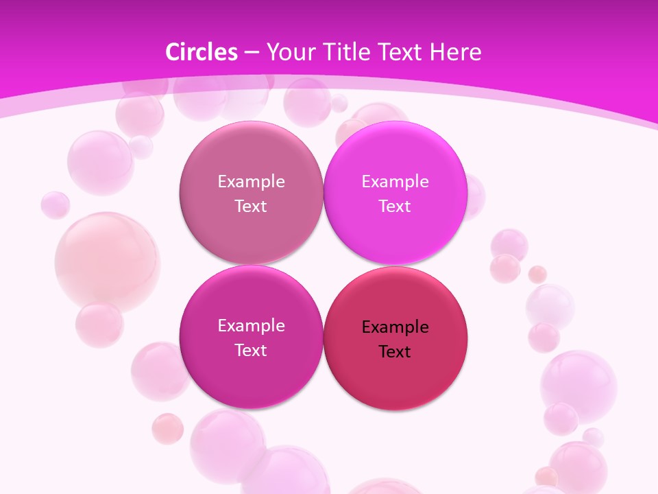 Glossy Violet White PowerPoint Template