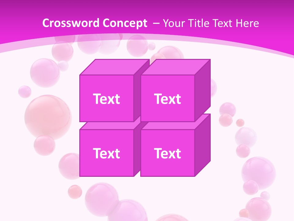 Glossy Violet White PowerPoint Template