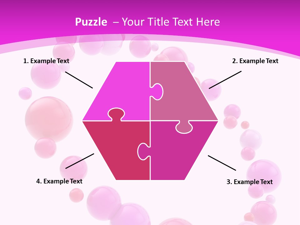 Glossy Violet White PowerPoint Template