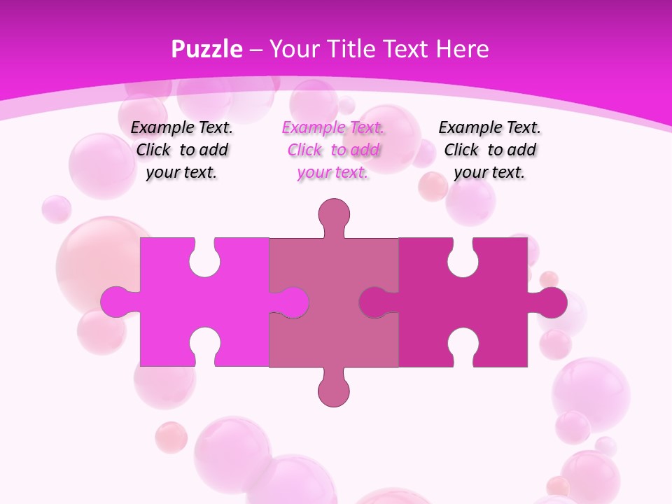 Glossy Violet White PowerPoint Template