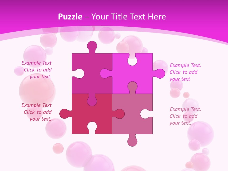 Glossy Violet White PowerPoint Template