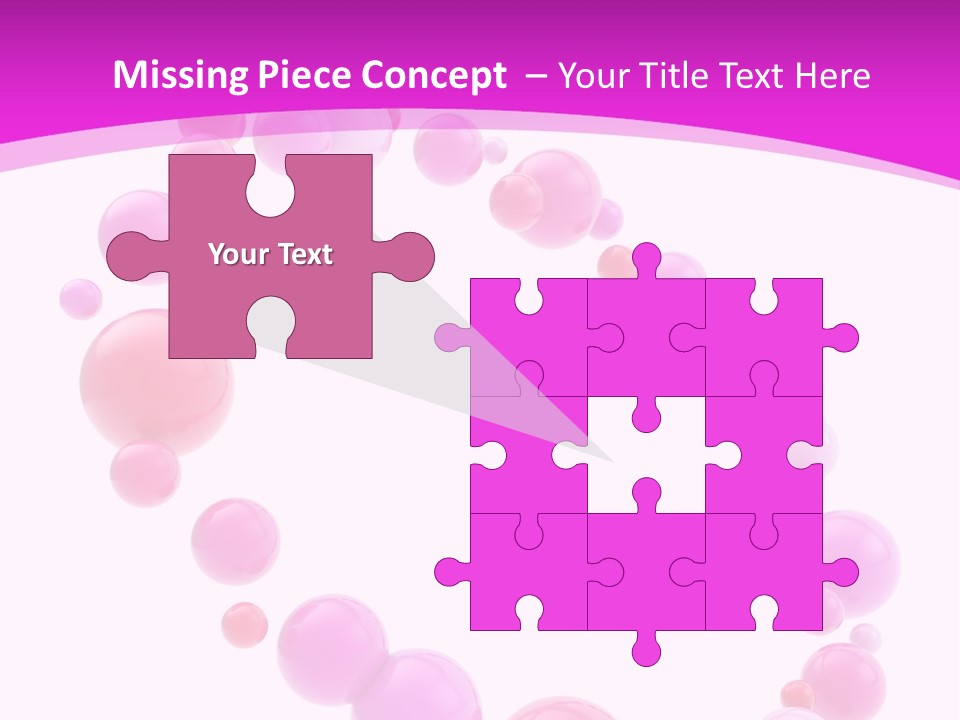 Glossy Violet White PowerPoint Template