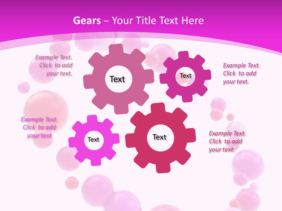 Glossy Violet White PowerPoint Template