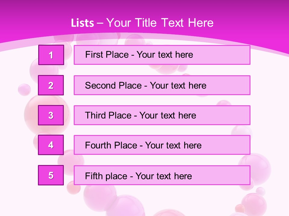 Glossy Violet White PowerPoint Template