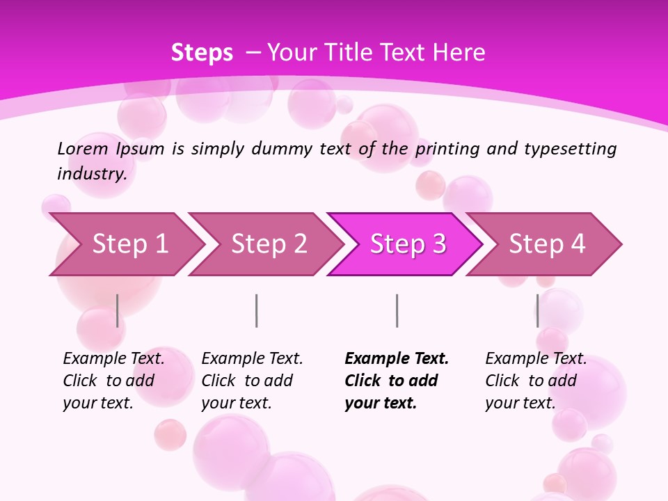 Glossy Violet White PowerPoint Template