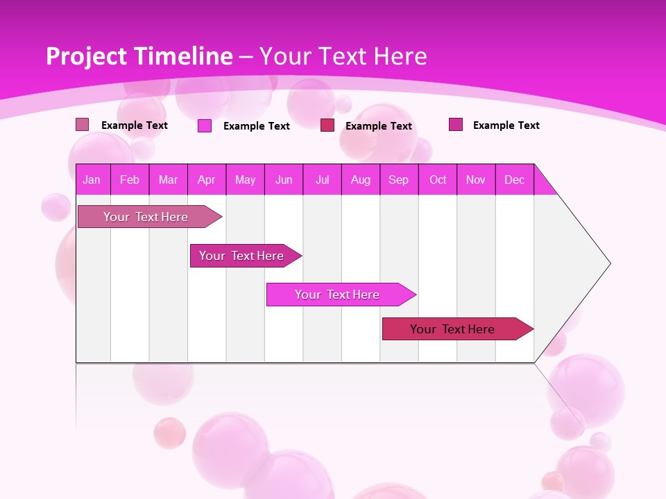 Glossy Violet White PowerPoint Template