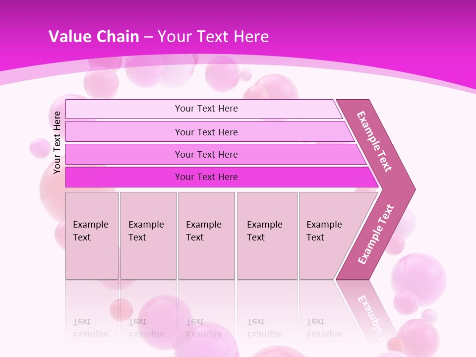 Glossy Violet White PowerPoint Template