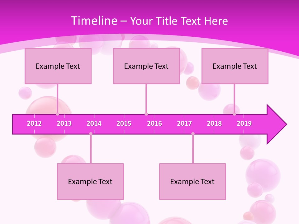 Glossy Violet White PowerPoint Template