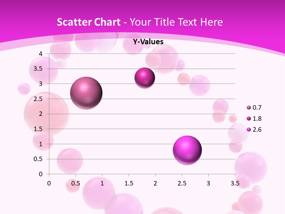 Glossy Violet White PowerPoint Template